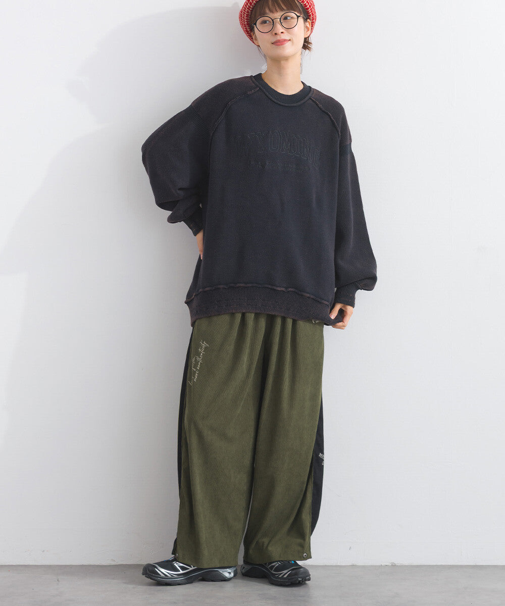 【iriey】雪花水洗 針織感 復古品牌字母套頭衫 Japan E-Shop
