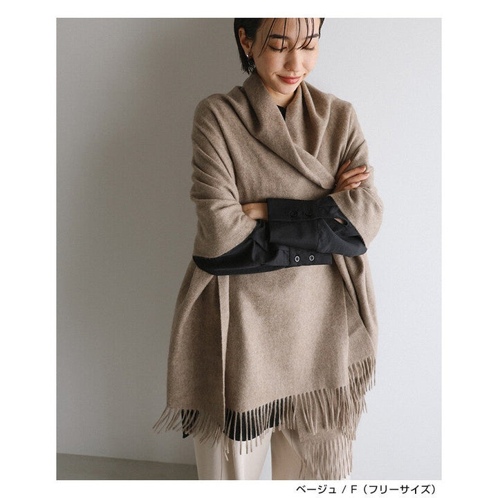 【evernavy】100%喀什米爾65cm大披肩 Japan E-Shop