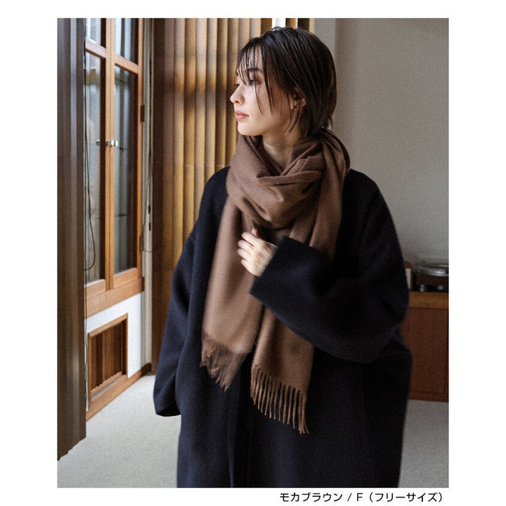 【evernavy】100%喀什米爾65cm大披肩 Japan E-Shop