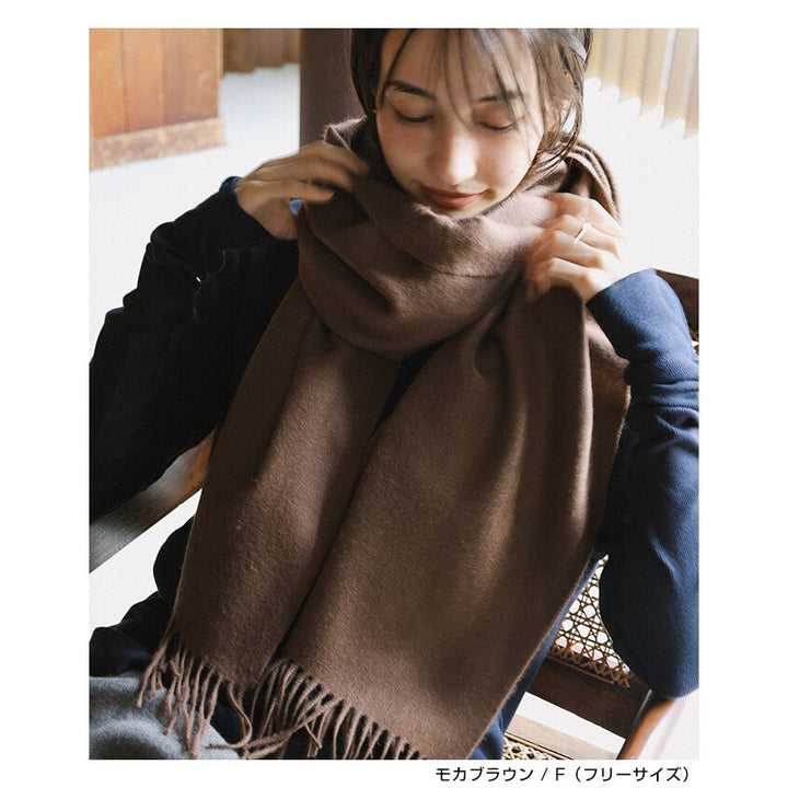 【evernavy】100%喀什米爾65cm大披肩 Japan E-Shop