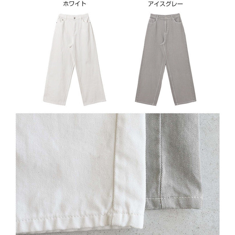 【evernavy】100%純棉斜紋高腰弧形長褲 S至XL Japan E-Shop