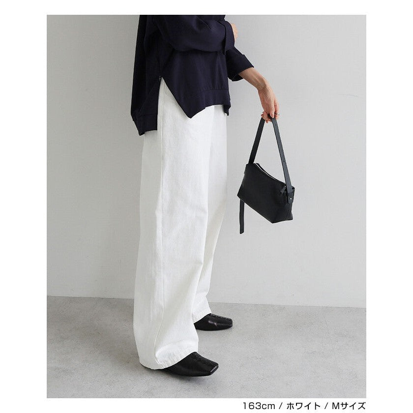【evernavy】100%純棉斜紋高腰弧形長褲 S至XL Japan E-Shop