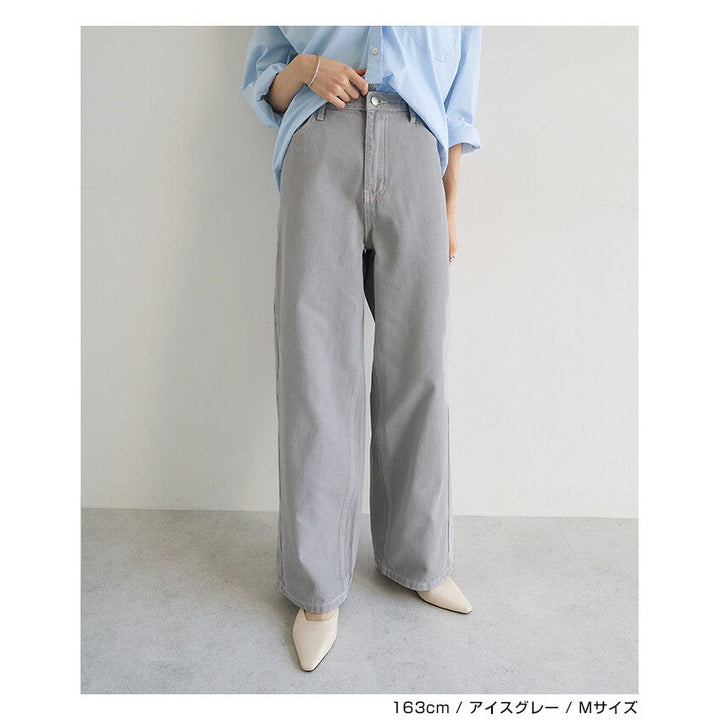 【evernavy】100%純棉斜紋高腰弧形長褲 S至XL Japan E-Shop