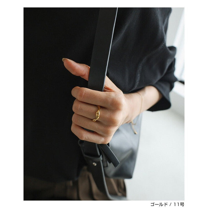 【evernavy】醫療級不鏽鋼立體波浪戒指 多尺寸 Japan E-Shop