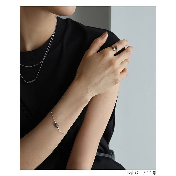 【evernavy】醫療級不鏽鋼水滴開口戒指 多尺寸 Japan E-Shop