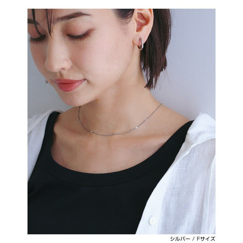 【evernavy】醫療級不鏽鋼花瓣鏈條項鍊 Japan E-Shop