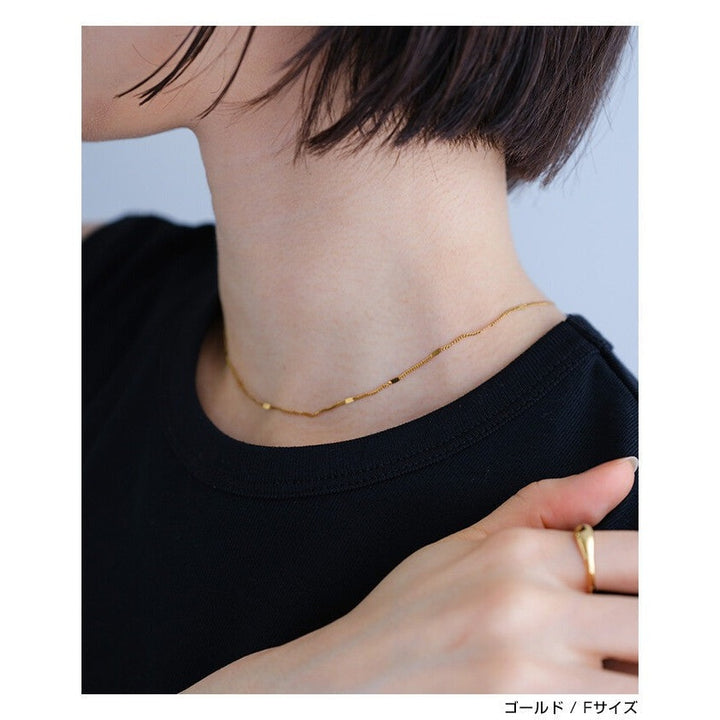 【evernavy】醫療級不鏽鋼花瓣鏈條項鍊 Japan E-Shop