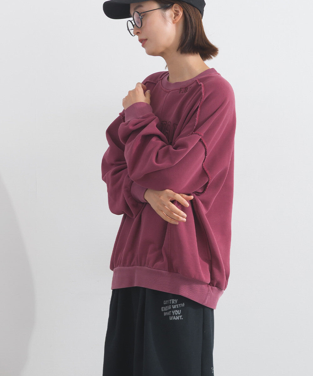 【iriey】雪花水洗針織 復古品牌字母 套頭衫 Japan E-Shop