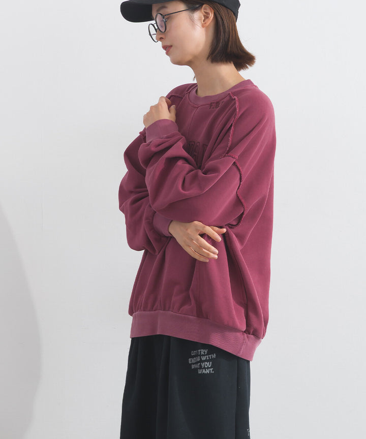 【iriey】雪花水洗針織 復古品牌字母 套頭衫 Japan E-Shop