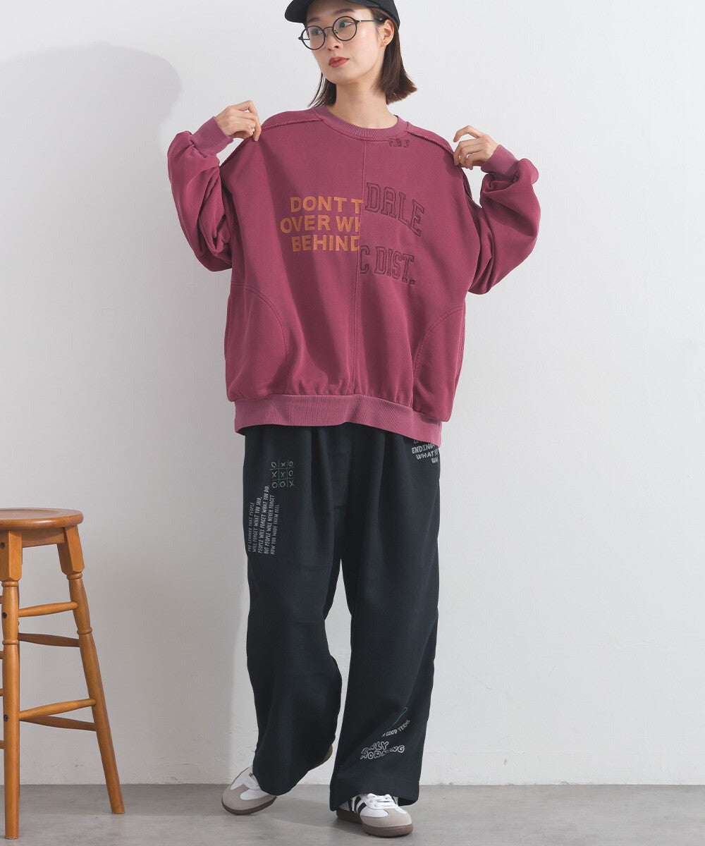 【iriey】雪花水洗針織 復古品牌字母 套頭衫 Japan E-Shop