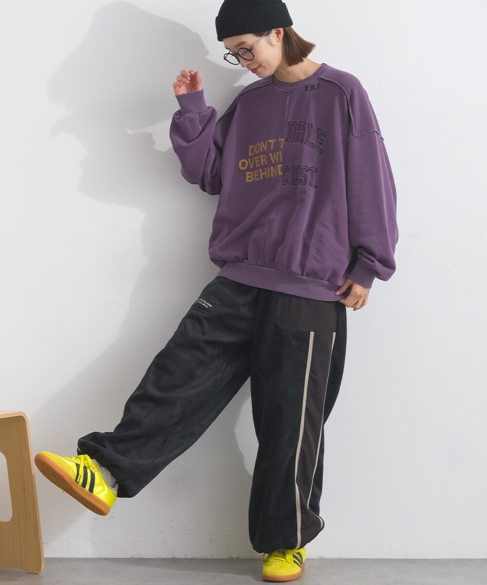 【iriey】雪花水洗針織 復古品牌字母 套頭衫 Japan E-Shop