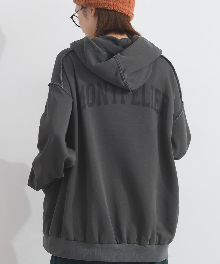 【iriey】復古改造風 厚刷毛 前拉鍊連帽外套 Japan E-Shop