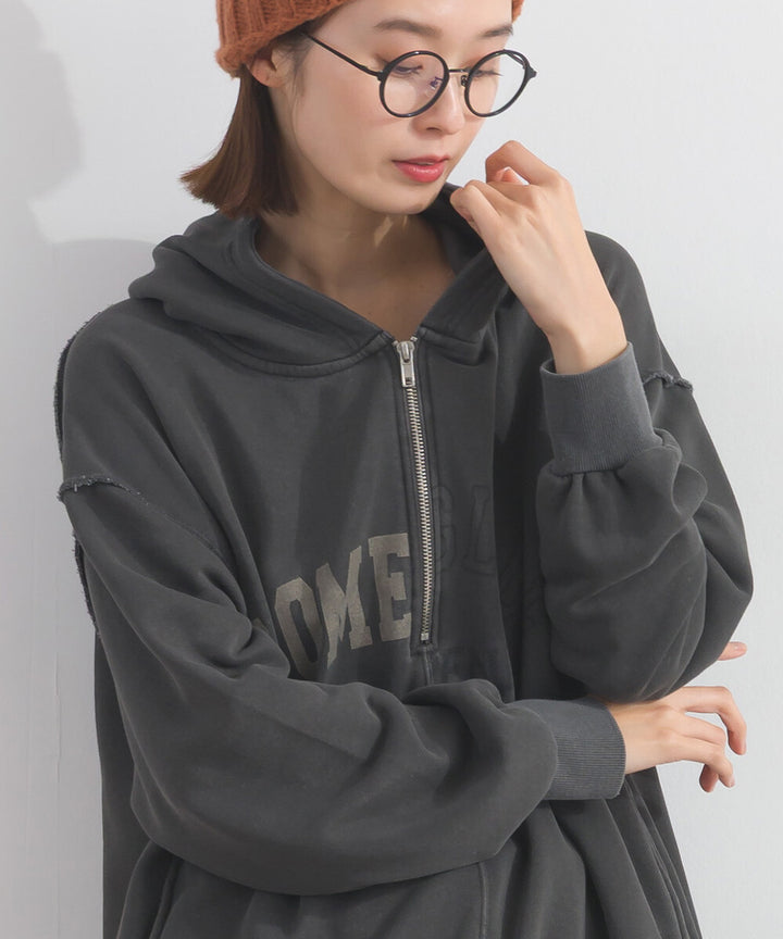 【iriey】復古改造風 厚刷毛 前拉鍊連帽外套 Japan E-Shop