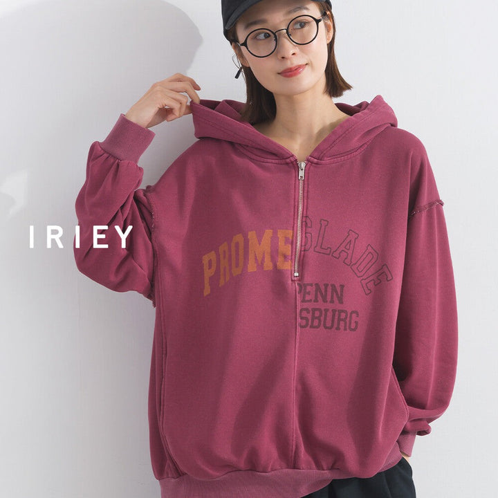 【iriey】復古改造風 厚刷毛 前拉鍊連帽外套 Japan E-Shop