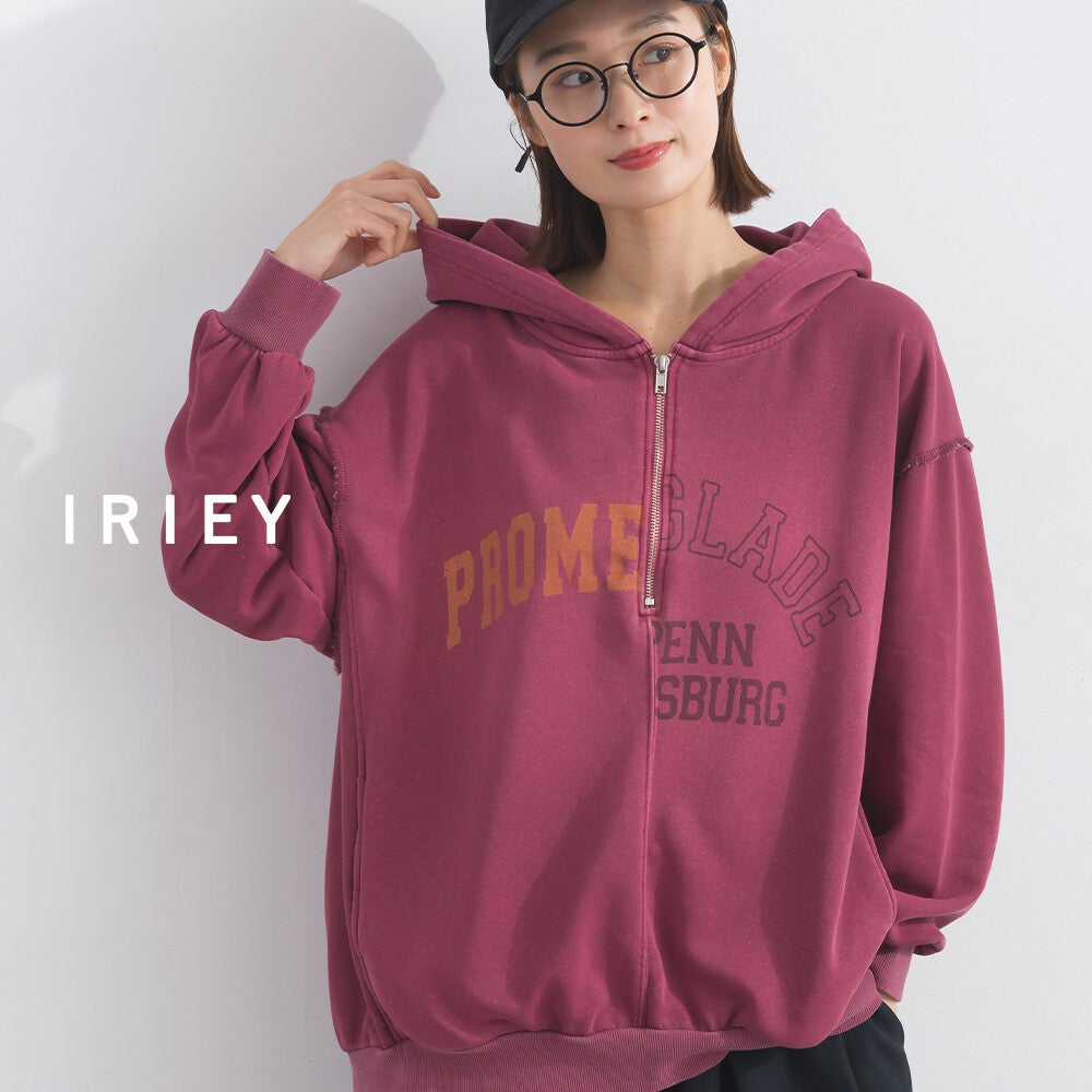 【iriey】復古改造風 厚刷毛 前拉鍊連帽外套 Japan E-Shop
