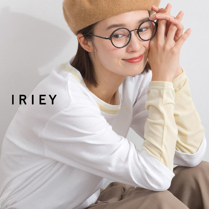 【iriey】袖口縮褶 純棉高領 長袖上衣 Japan E-Shop