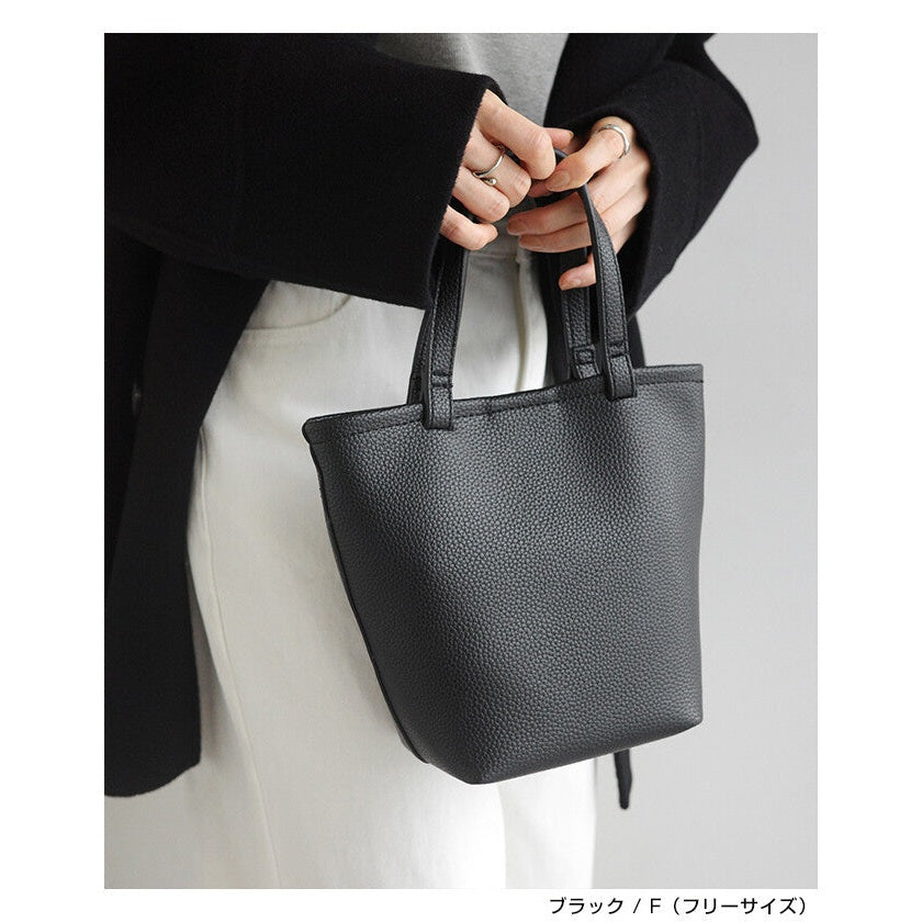 【evernavy】合成皮革兩用迷你托特包附小袋 Japan E-Shop