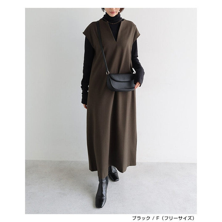 【evernavy】3用可拆式環形背帶仿皮肩背包 黑色 Japan E-Shop