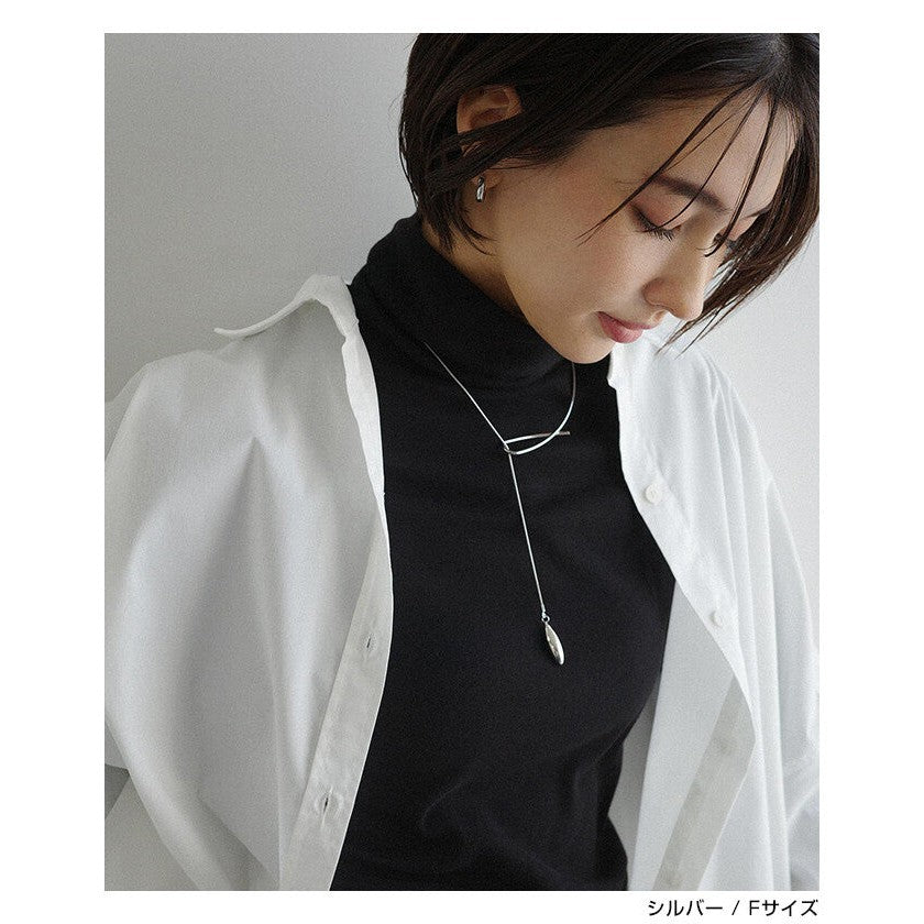 【evernavy】不對稱金屬吊飾項圈式項鍊 Japan E-Shop