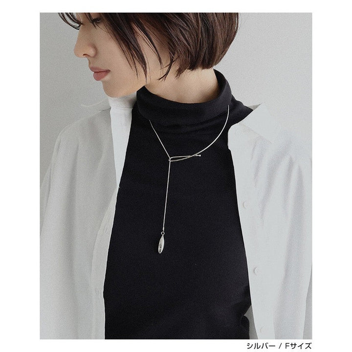 【evernavy】不對稱金屬吊飾項圈式項鍊 Japan E-Shop