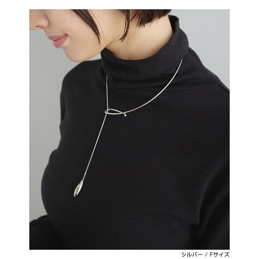 【evernavy】不對稱金屬吊飾項圈式項鍊 Japan E-Shop