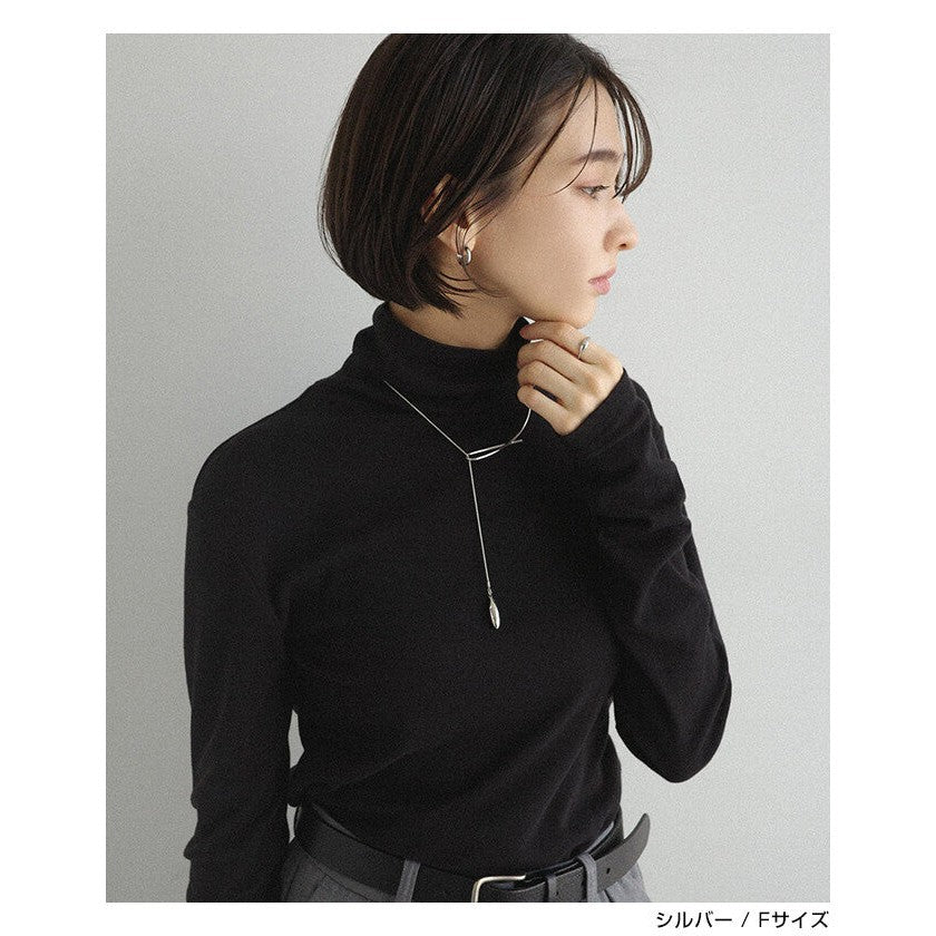 【evernavy】不對稱金屬吊飾項圈式項鍊 Japan E-Shop