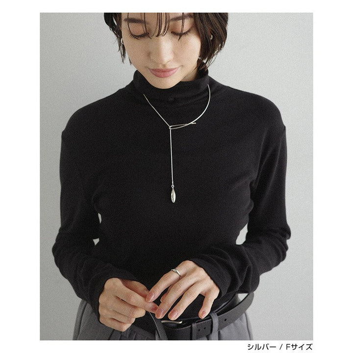 【evernavy】不對稱金屬吊飾項圈式項鍊 Japan E-Shop