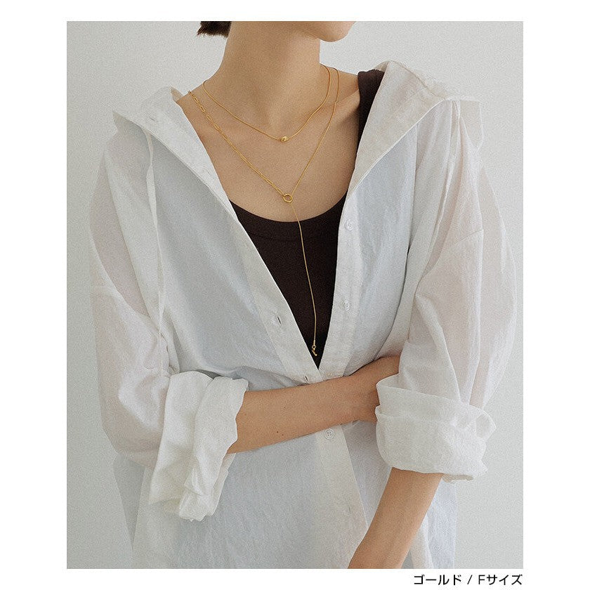 【evernavy】外科級不鏽鋼扣環Y形長項鏈 Japan E-Shop