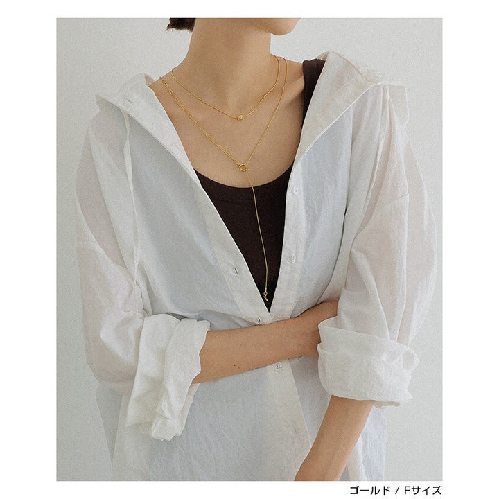 【evernavy】外科級不鏽鋼扣環Y形長項鏈 Japan E-Shop