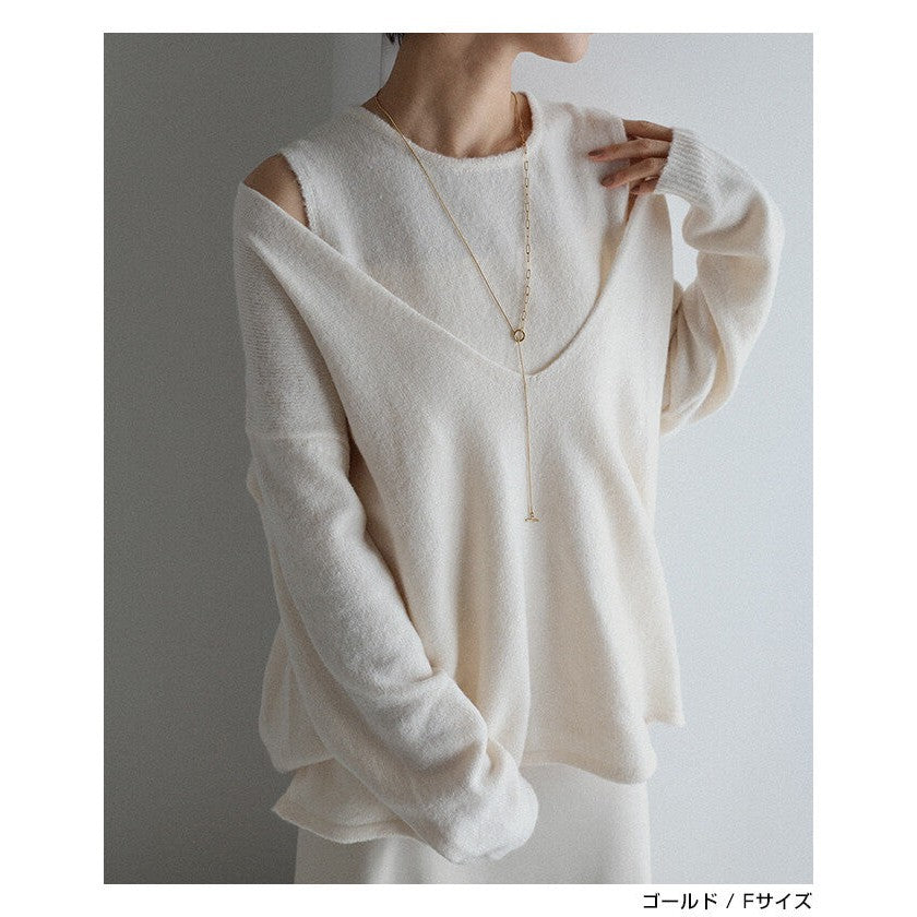 【evernavy】外科級不鏽鋼扣環Y形長項鏈 Japan E-Shop