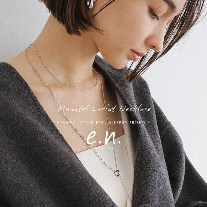 【evernavy】外科級不鏽鋼扣環Y形長項鏈 Japan E-Shop