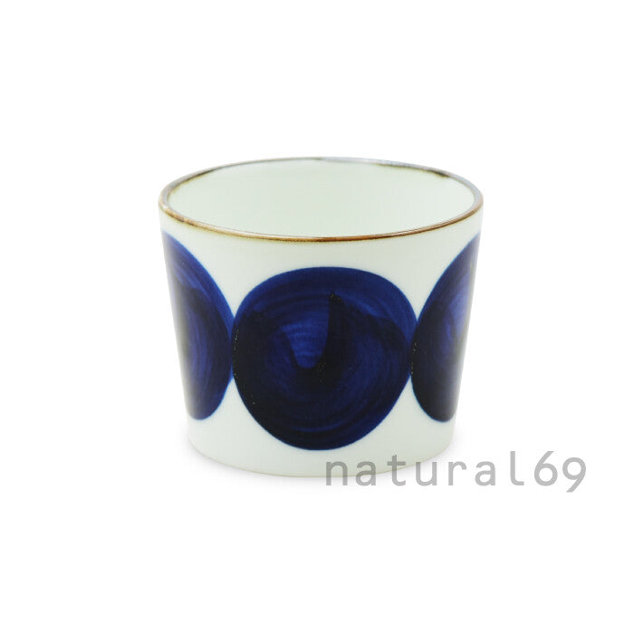 【natural69】焦香吳須 波佐見燒手繪磁器杯 200ml可微波
