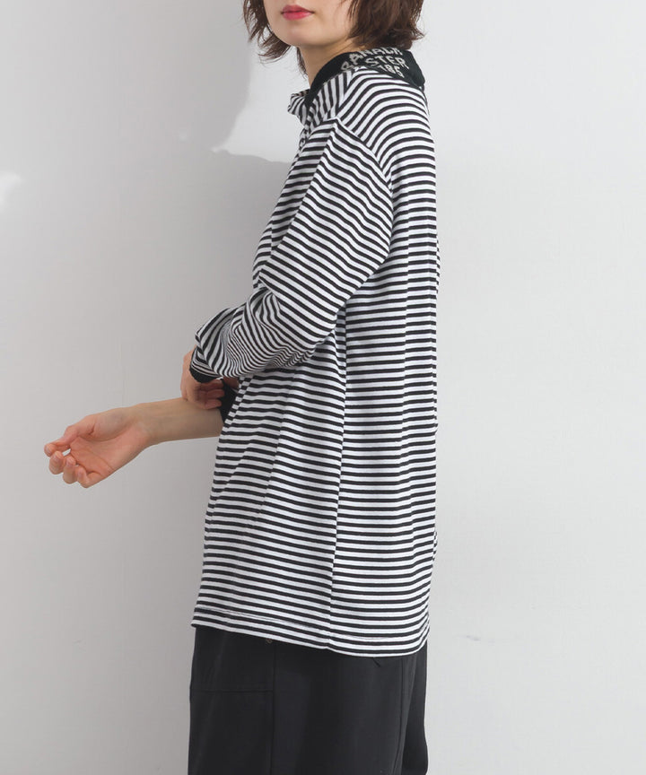 【iriey】品牌提花高領 長袖上衣 Japan E-Shop