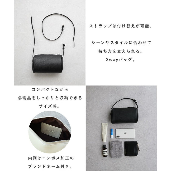 【evernavy】兩用圓潤迷你肩背手提包 Japan E-Shop