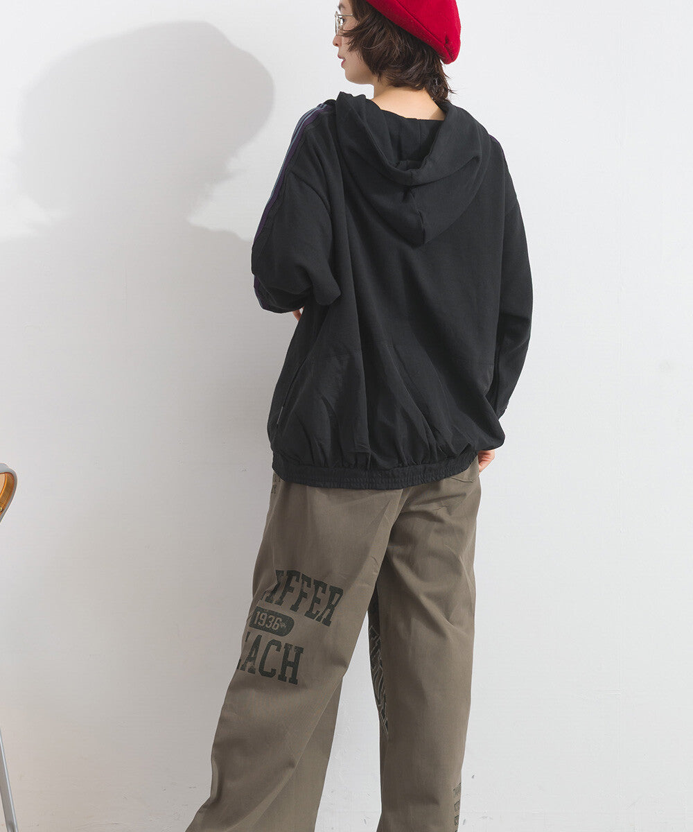 【iriey】手繪塗鴉印花牛仔 拉鍊連帽外套 Japan E-Shop