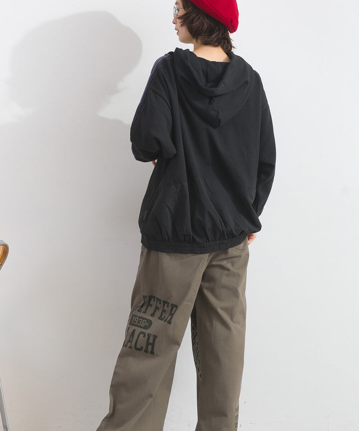 【iriey】手繪塗鴉印花牛仔 拉鍊連帽外套 Japan E-Shop