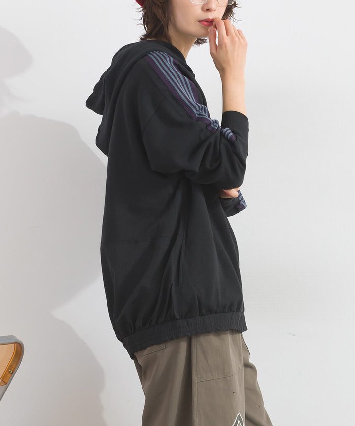 【iriey】手繪塗鴉印花牛仔 拉鍊連帽外套 Japan E-Shop