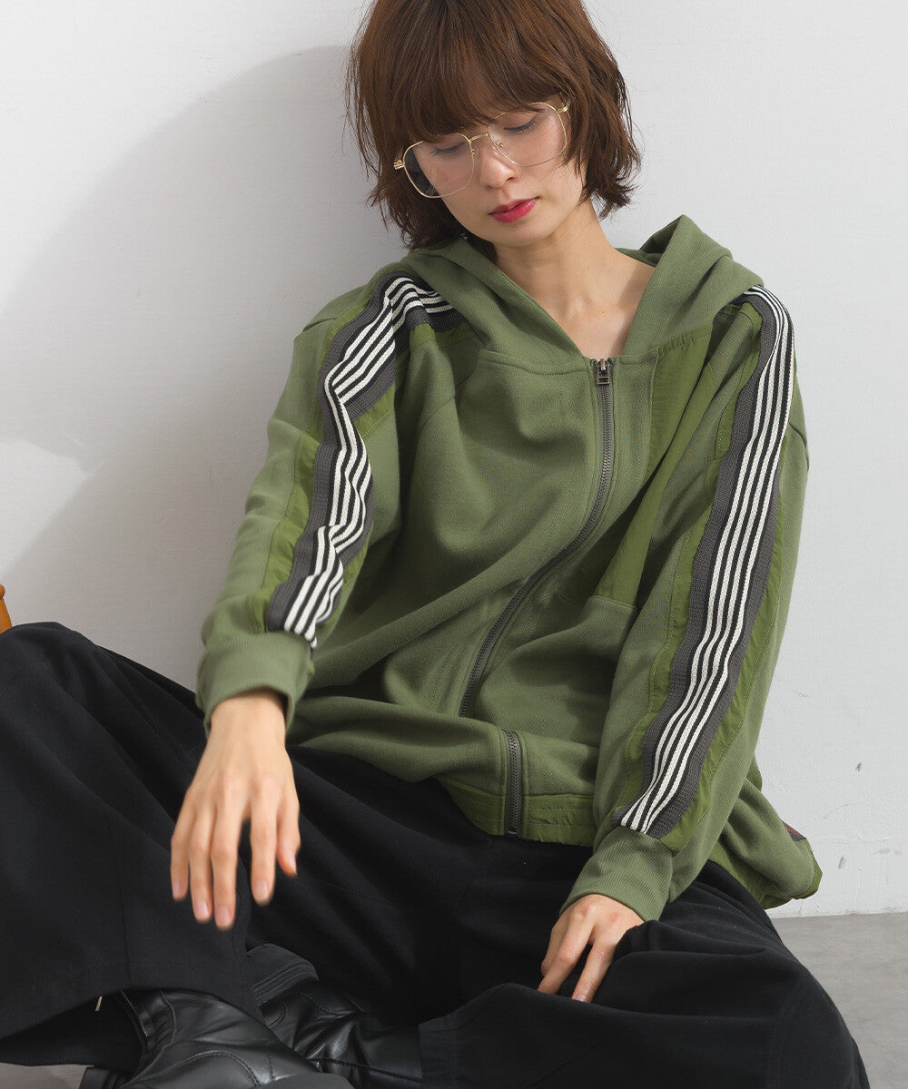 【iriey】手繪塗鴉印花牛仔 拉鍊連帽外套 Japan E-Shop