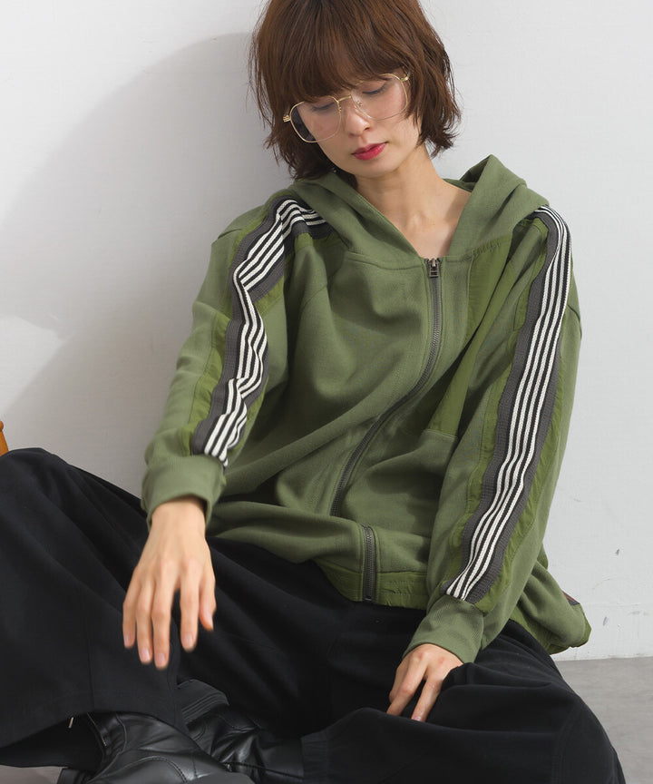 【iriey】手繪塗鴉印花牛仔 拉鍊連帽外套 Japan E-Shop