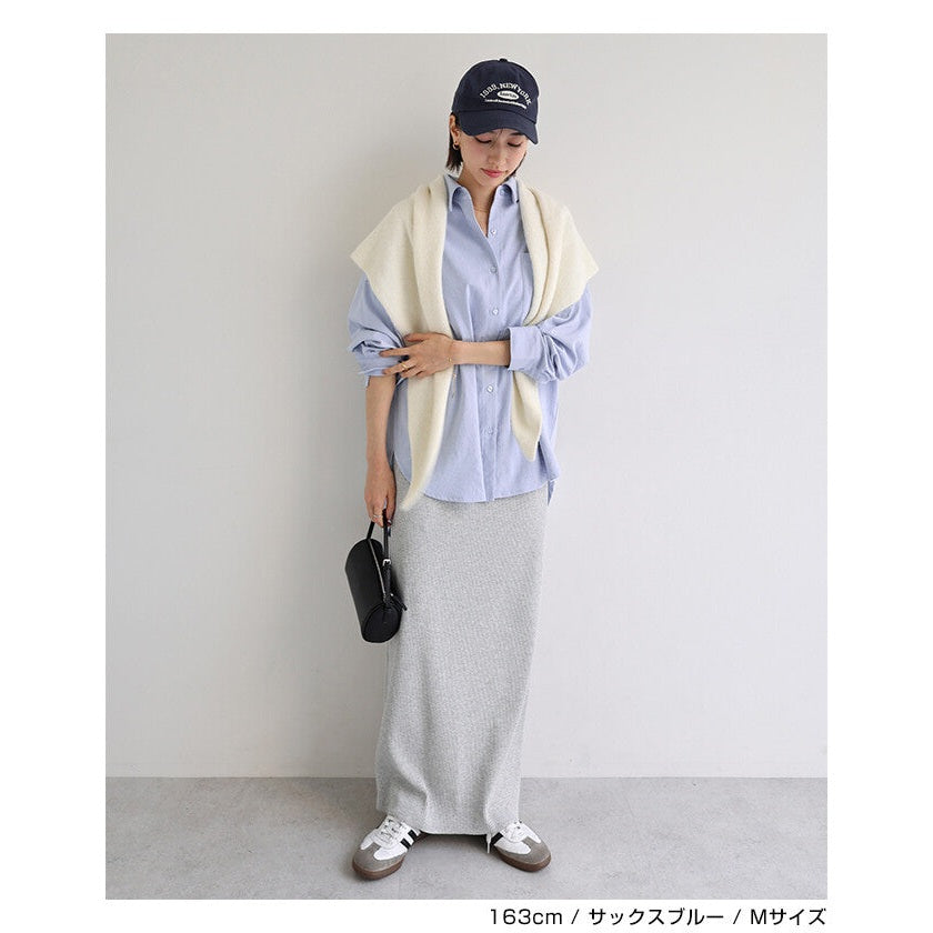 【evernavy】兩穿袖型自然皺感長袖襯衫 Japan E-Shop