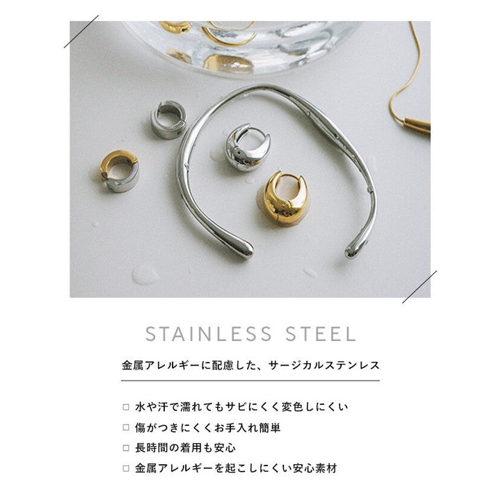 【evernavy】醫療級不鏽鋼方形鏈條項鍊 Japan E-Shop