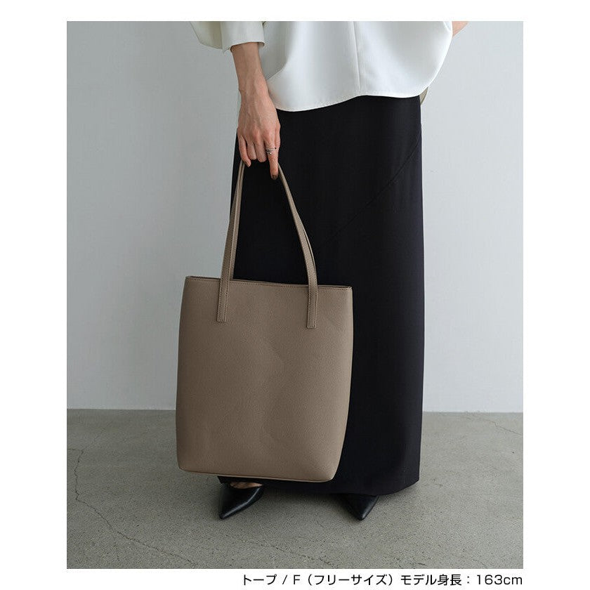 【evernavy】A4大容量仿皮托特包 13吋筆電隔層 Japan E-Shop