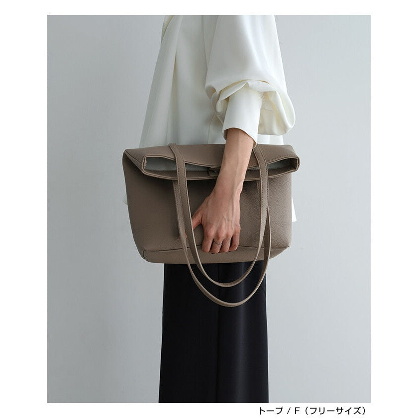 【evernavy】A4大容量仿皮托特包 13吋筆電隔層 Japan E-Shop