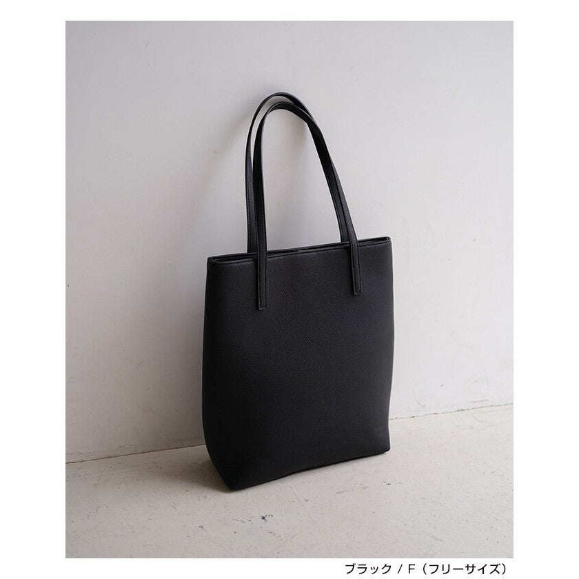 【evernavy】A4大容量仿皮托特包 13吋筆電隔層 Japan E-Shop