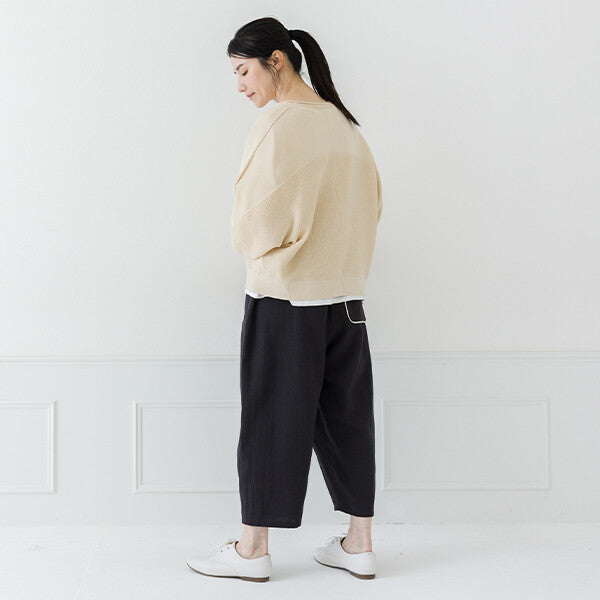 【crea delice】亞麻感蝙蝠袖針織外套 Japan E-Shop