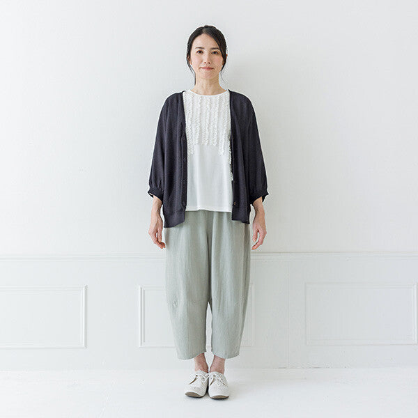 【crea delice】亞麻感蝙蝠袖針織外套 Japan E-Shop
