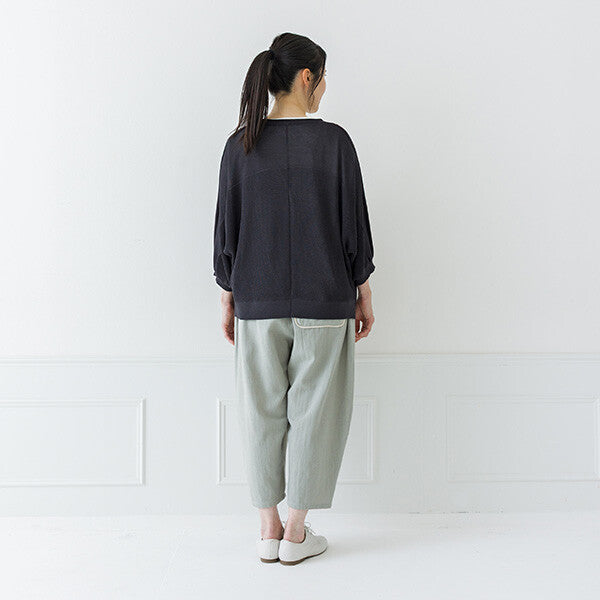 【crea delice】亞麻感蝙蝠袖針織外套 Japan E-Shop