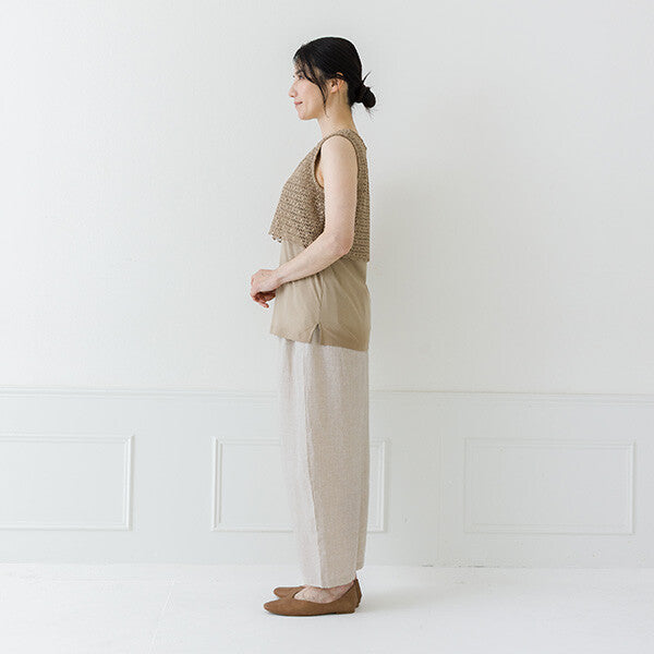 【crea delice】純棉蕾絲拼接背心 Japan E-Shop