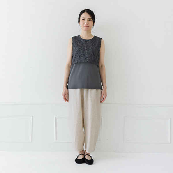 【crea delice】純棉蕾絲拼接背心 Japan E-Shop