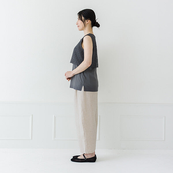 【crea delice】純棉蕾絲拼接背心 Japan E-Shop